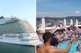 Penumpang Kapal Pesiar saling Lempar Piring, Darah Berceceran di Geladak 