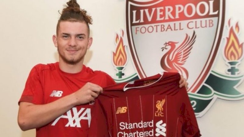 Winger anyar Liverpool, Harvey Elliott. [Laman resmi Liverpool]