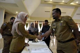 Kepala Perangkat Daerah di Luwu Utara Tandatangani Pernyataan Peningkatan Predikat SAKIP