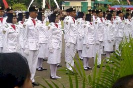 Paskibraka yang Berhijab Tidak Lagi Pakai Rok Pendek