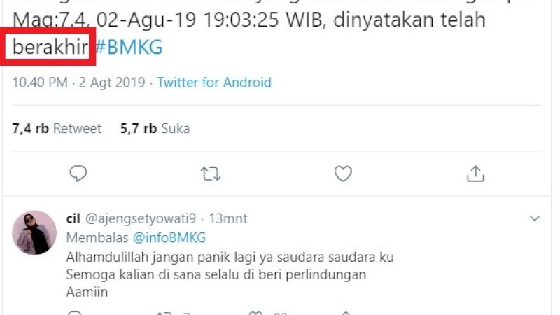 BMKG Cabut Peringatan Tsunami, Bandara Soetta Juga Kembali Normal