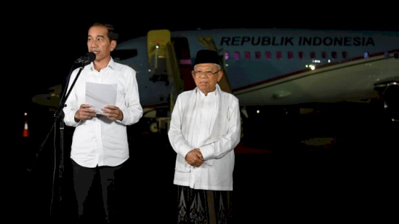Presiden Jokowi di Lanud Halim beberapa waktu lalu.