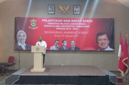 Wagub Sulsel Hadiri Pelantikan IKA Unhas Jabotabek