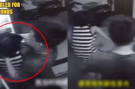 Gadis di China Kaget, Baru Masuk Lift Langsung Dicekik