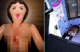 Pria Terekam CCTV Bobol Toko Dewasa dan Cabuli Boneka Seks