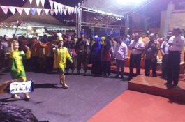 Pertama Kalinya Gerak Jalan di Parepare Digelar Malam Hari