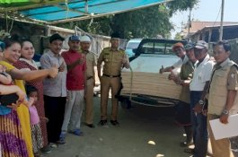 17 Rumah Terbakar di Tallo, BPBD Makassar Serahkan Bantuan Stimulan