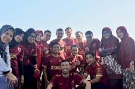 Kompak Kenakan Jersey Merah, Begini Cara Yayasan Hadji Kalla Dukung PSM Makassar Juara