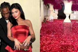 Kejutan Ultah, Travis Scott Penuhi Rumah Kylie Jenner Dengan Mawar Senilai Rp357 Juta