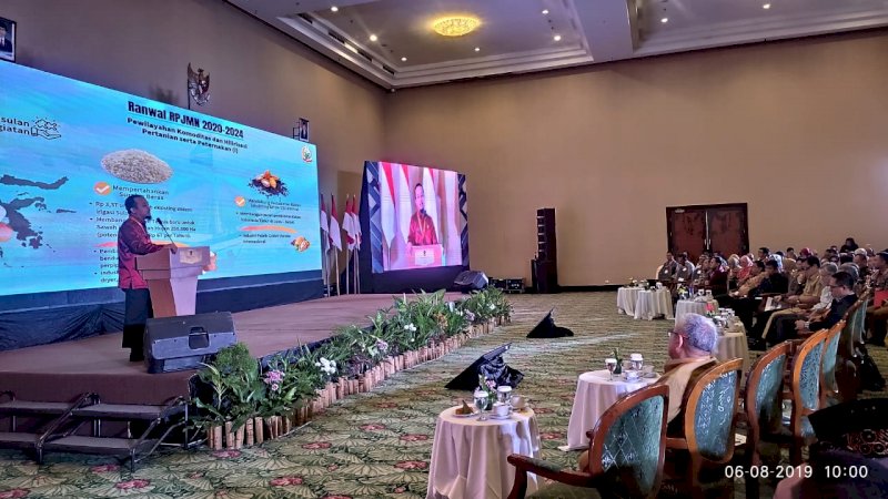 Di Hadapan Sestama Bappenas, Wagub Presentasi Usulan Tambahan Program Unggulan dan Strategis Sulsel