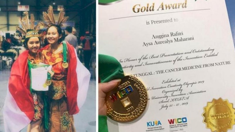 Aysa Aurealya Maharani dan Anggina Rafitri.