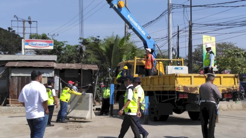 BBPJN Mulai Buka Penutup Jalan Middle Ring Road Perintis Kemerdekaan