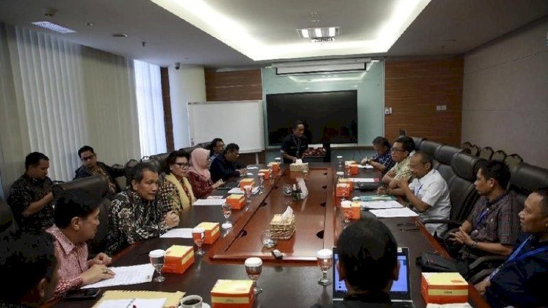 Pertemuan Pansus Hak Angket DPRD Sulsel dengan KPK, Kamis (8/8/2019).