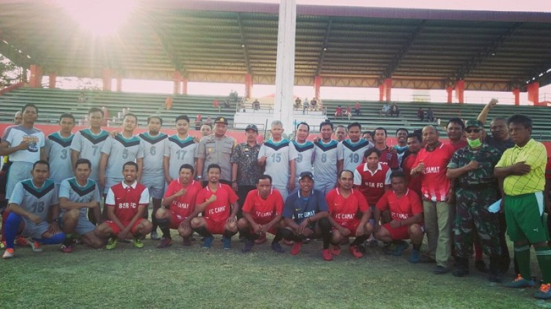 Tim Polres Jeneponto dan Camat FC.