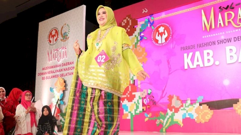 Ketua Dekranasda Barru, Hasnah Syam.
