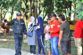 Dollah Mando Tinjau Renovasi Monumen Ganggawa Sidrap