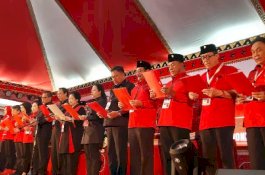 Ini Struktur Lengkap DPP PDIP 2019-2024 dan Sumpahnya di Depan Megawati