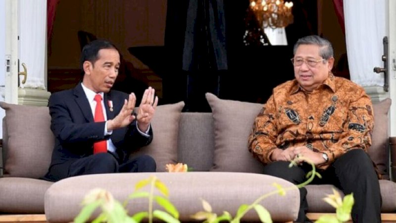 Pertemuan SBY dengan Jokowi beberapa waktu lalu.