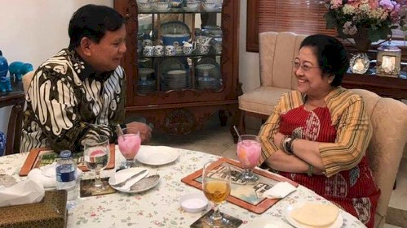 Pertemuan Prabowo dengan Megawati beberapa waktu lalu.