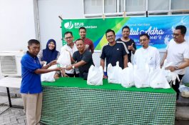 BPJS Ketenagakerjaan Kota Makassar Sumbankan Hewan Kurban