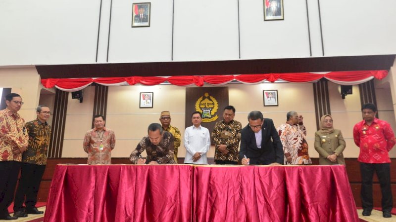 Gubernur se-Sulawesi Bersama KPK Teken MoU Untuk Optimalisasi Pendapatan Negara