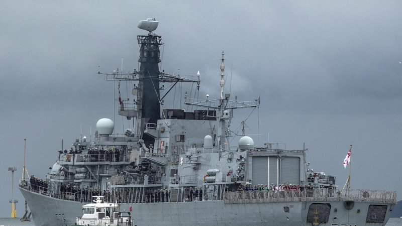 Kapal frigat Tipe-23 HMS Kent