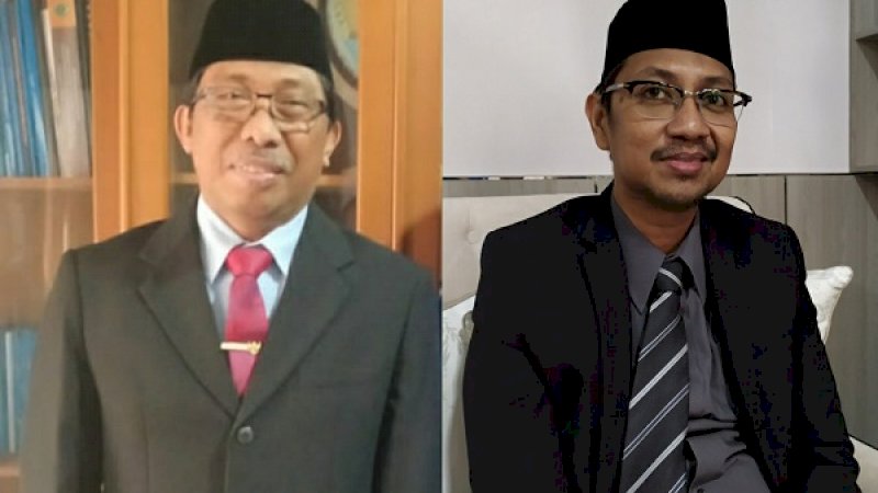 Nasruddin AM (kiri) dan Rusdi Hidayat Jufri.