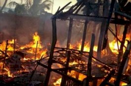 Kebakaran di Tile-Tile Selayar, 6 Unit Rumah Hangus