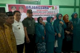 Momentum HUT Ke-74 Kemerdekaan RI, Pemkab Sidrap Sambangi Kantor LVRI