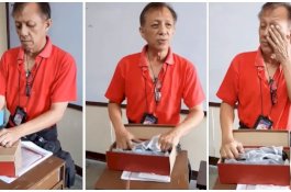 Jalan Kaki 8Km Tiap Hari Demi Mengajar, Guru Ini Dapat Hadiah Spesial dari Muridnya