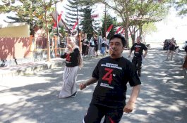 Begini Kekompakan KPU Bantaeng Ikuti Lomba Sambut HUT Ke-74 RI