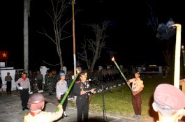 Bupati dan Wakil Bupati Sidrap Hadiri Apel Penghormatan dan Renungan Suci