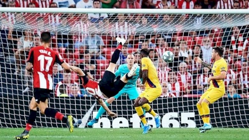 Proses gol Aritz Aduriz. (Foto: Getty Images)