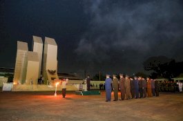 Wagub Sulsel Mengenang Jasa Pahlawan di Apel Renungan HUT ke-74 RI