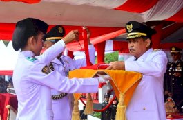 Peringatan Detik-Detik Proklamasi Kemerdekaan RI di Sidrap Berlangsung Khidmat