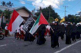 Gerak Jalan Indah Bawa Bendera Hitam, Polres Bulukumba: Murni Mengagungkan Kalimat Tauhid