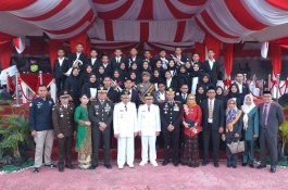 Korsik MB Sorva Sidrap Sukses Iringi Upacara Peringatan HUT Ke-74 RI