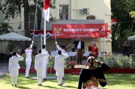 Saat Budaya dan Pakaian Adat Seluruh Nusantara Meriahkan HUT ke-74 RI di Hongaria