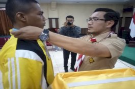 Tangis Haru Warnai Pembubaran Paskibra di Parepare