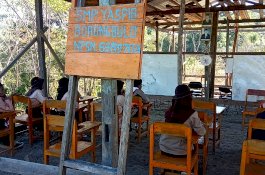 Siswa SMP di Borong Bulo Gowa Belajar di Gedung Seadanya,  Begini Respons Kadisdik Gowa