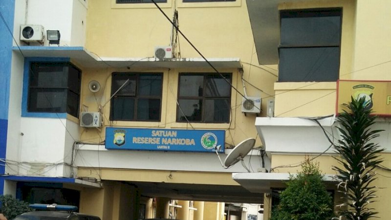 Kantor Satresnarkoba Polrestabes Makassar.