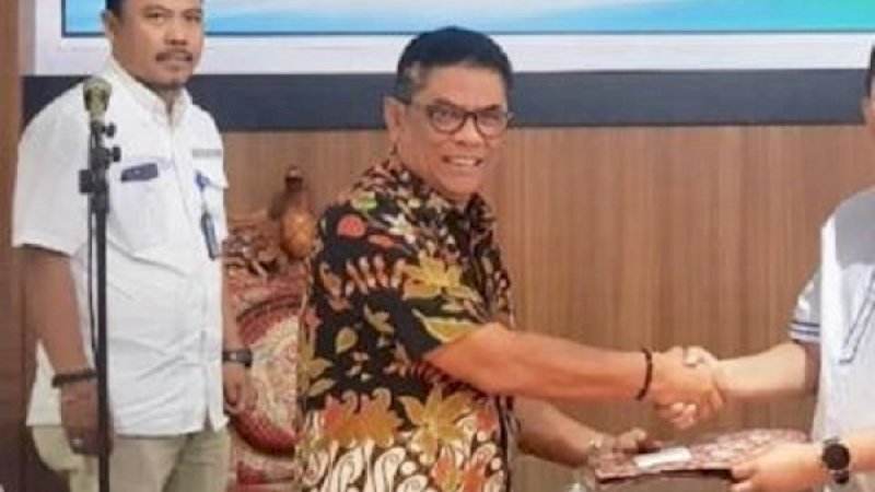 Dirut PDAM Tirta Jeneberang, Hasanuddin Kamal.