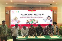 Bupati Sidrap Teken MoU dengan Balitbangtan lalu Makan Siang Bareng Mentan