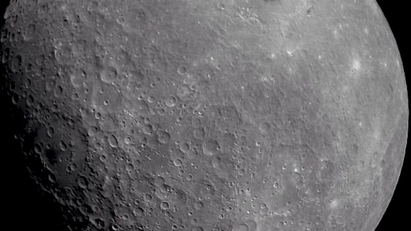 Foto bulan ini diambil oleh pesawat luar angkasa Chandrayaan-2 India