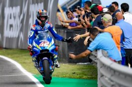 Salip Marquez di Garis Finis, Alex Rins Juara MotoGP Inggris 2019