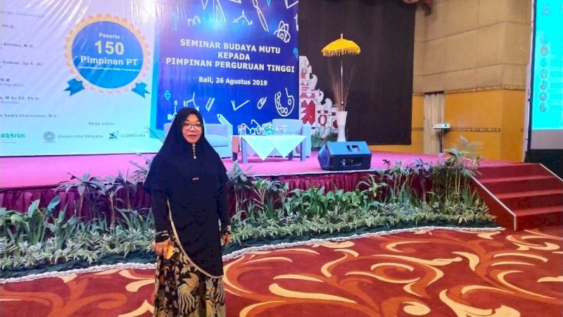 Rektor Universitas Indonesia Timur (UIT) Makassar, Dr Andi Maryam