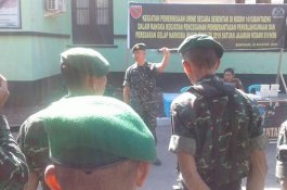 P4GN, Personel Kodim 1410 Bantaeng Lakukan Tes Urine