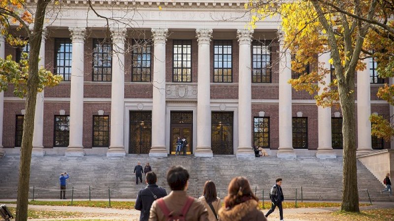 Lingkungan kampus Harvard University. Foto: Harvard Gazette.