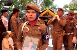 Mantan Kasi Operasional Satpol PP Sidrap Meninggal, Wabup Pimpin Pelepasan Jenazah