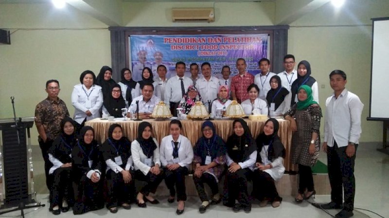 Pertama Kali di Sulsel, Dinkes Bantaeng Gelar Diklat District Food Inspector 